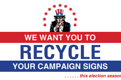 Campaign Sign Recycling Program 2023