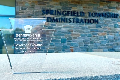 Township Receives Governor's Award