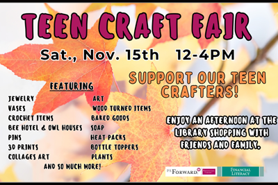 Fall Teen Craft Fair for 2025