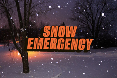Snow Emergency Declared January 24