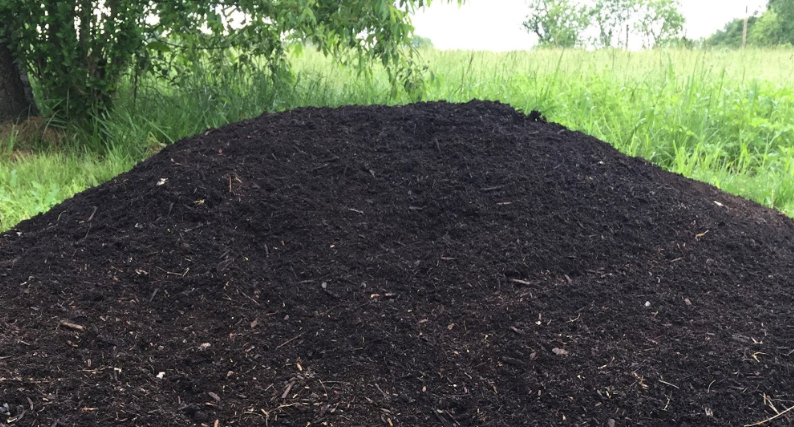 Compost Site is Full of Garden-Ready Mulch!