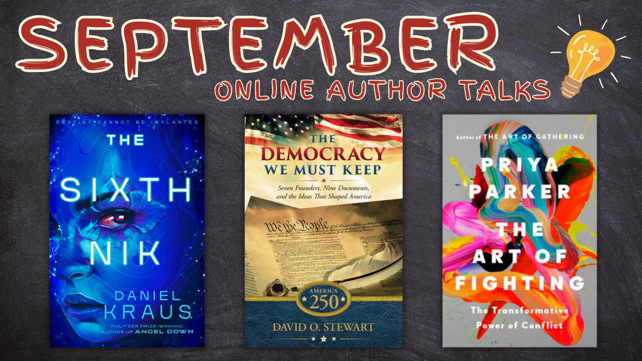Sept Virtual Author Talks